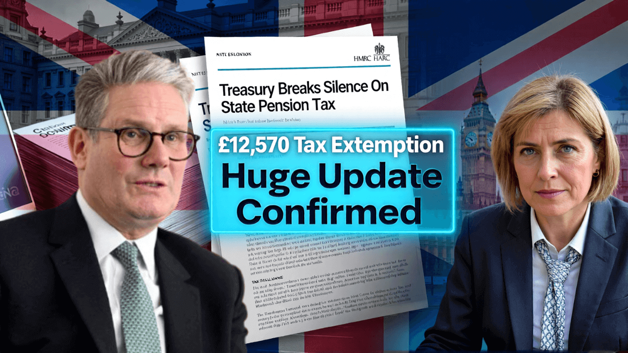 £12,570 State Pension Tax Exemption Plan – Treasury Breaks Silence With Huge Update